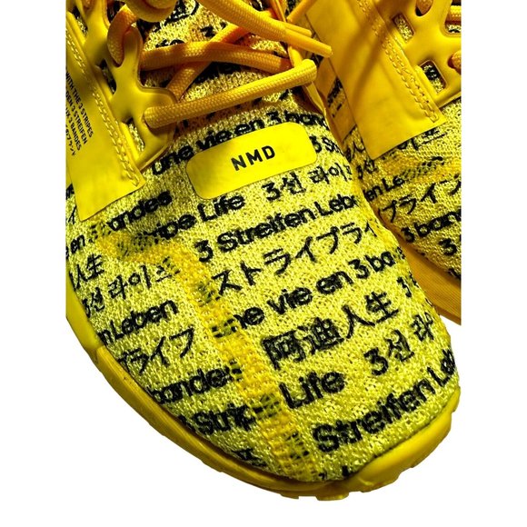 adidas Originals NMD_R1 V2 (LZI44) Shoes Kids size 5.5 Women's 7 Beam Yellow - Picture 4 of 14